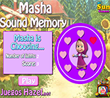 Play Masha Sound Memory